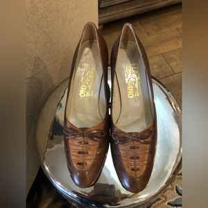 Salvatore Ferragamo Two-Tone Shoes